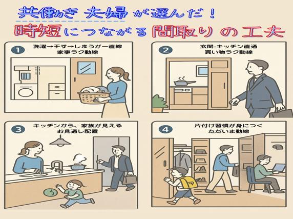 共働き夫婦が選んだ！時短につながるリフォームの工夫