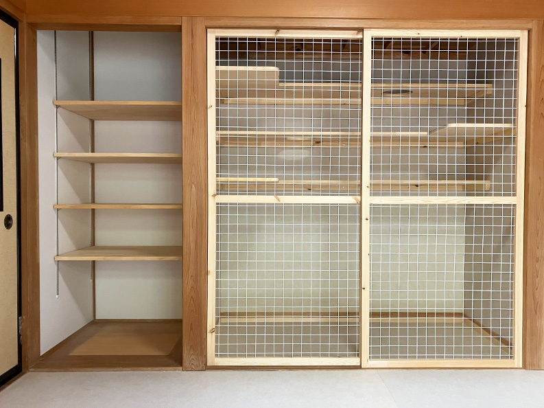 猫が安心して過ごせる部屋にしたい