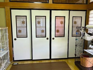 ペットが自由に行き来できるようにしたい