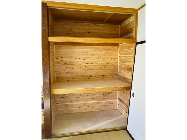 押し入れの湿気とカビ臭を改善したい